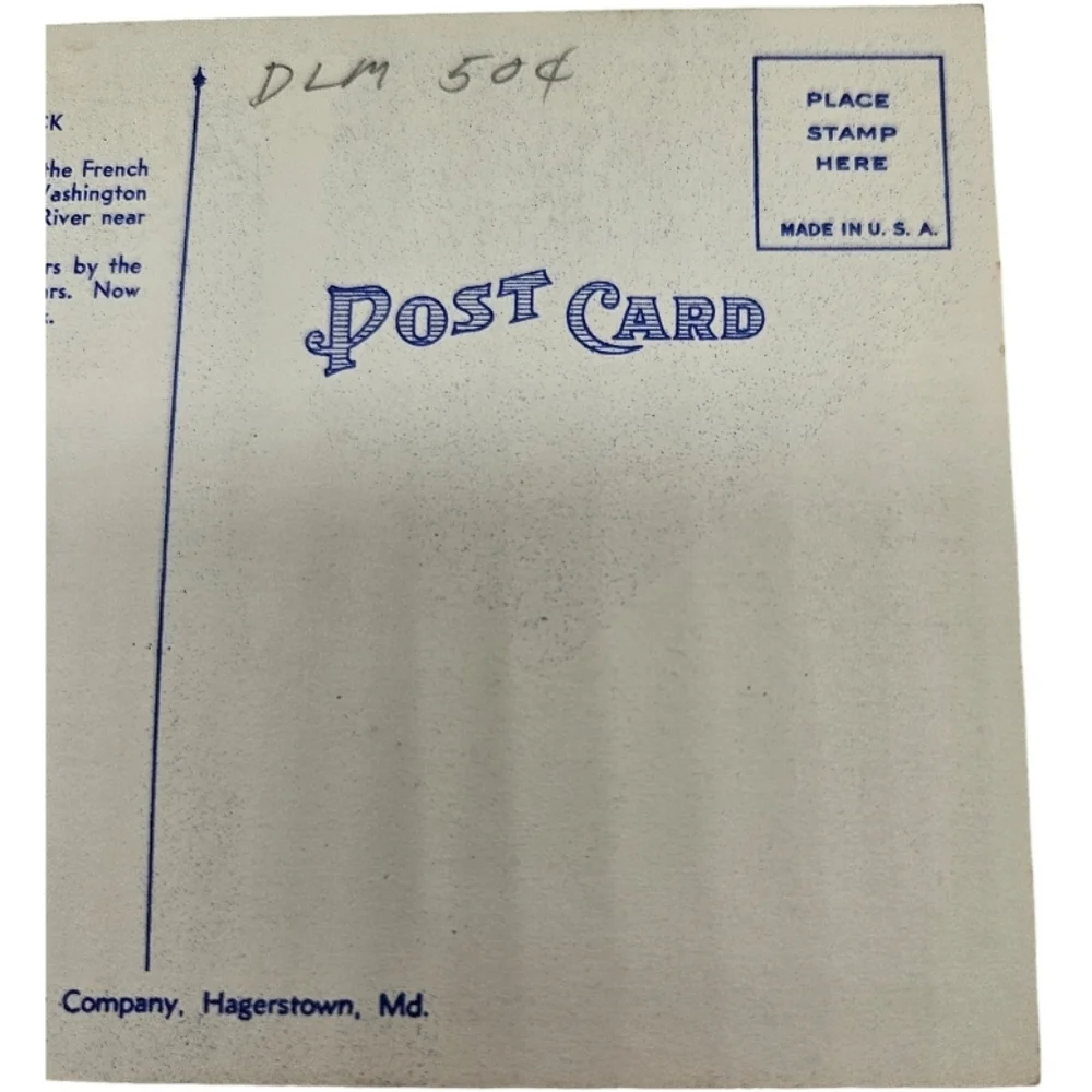 📬 Vintage Unused Postcard of Old Fort Frederick